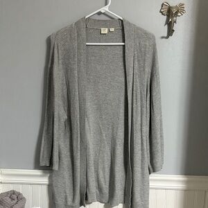 GAP Women's Gray Cardigan Sweater